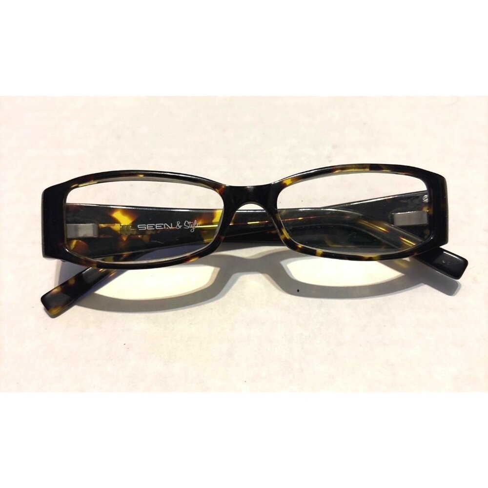 Seen & Style Frames Tortoiseshell Rectangular Opt… - image 2
